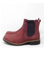بوت مدلECCO Red and Burgundy - تصویر 3