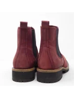 بوت مدلECCO Red and Burgundy - تصویر 4