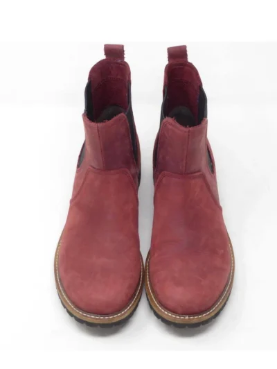 بوت مدلECCO Red and Burgundy - تصویر 6