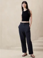 شلوار کارگو زنانه مشکی - Image 2