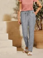 شلوار راحتی و خانگی راه‌راه زنانه