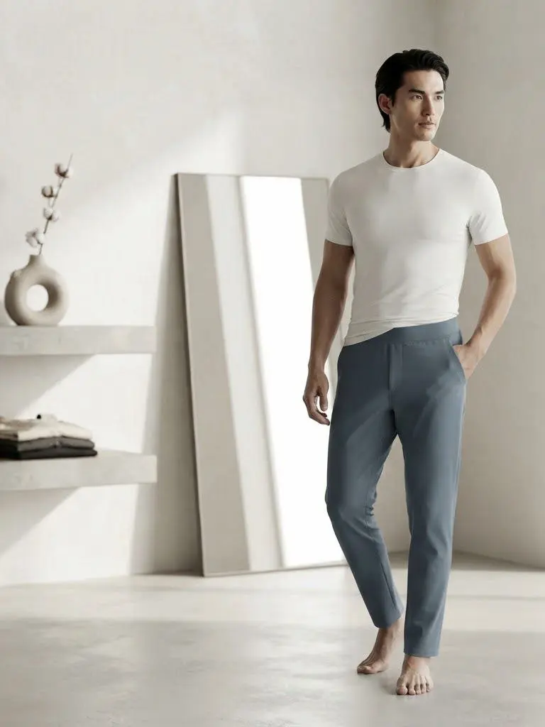 Slim-fit lounge and athletic pants شلوار راحتی و ورزشی اسلیم