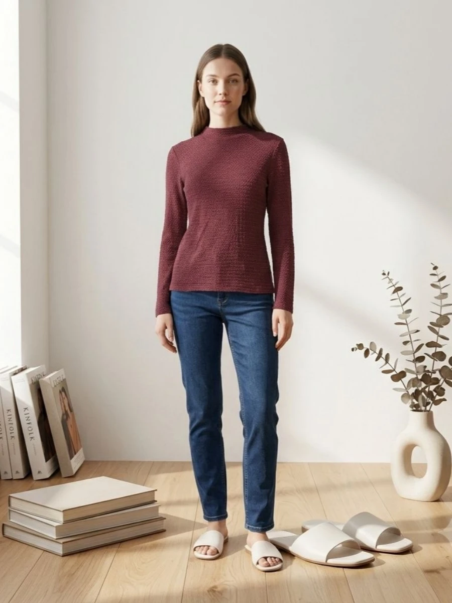s.Oliver stand-collar blouse بلوز یقه ایستاده s.Oliver