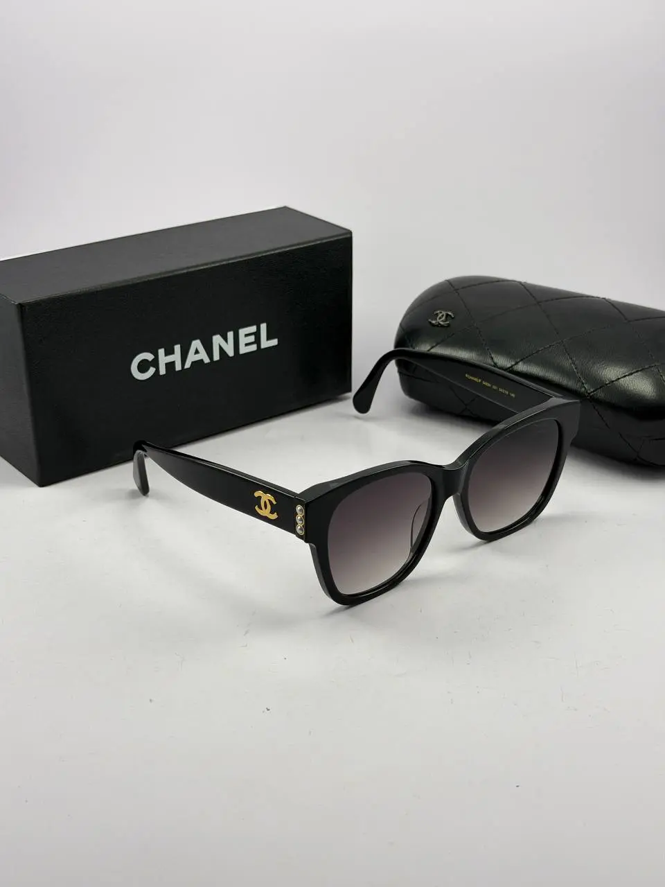 عینک شنل مشکی chanel-5482 h