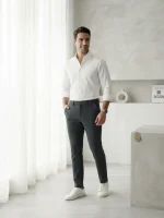 شلوار پارچه ای مشکی مردانه