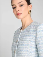 ژاکت نوجوان بچگانه آبی - تصویر 3