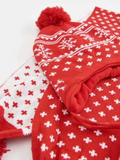 ست کلاه و شال گردنی بچگانه - تصویر 2