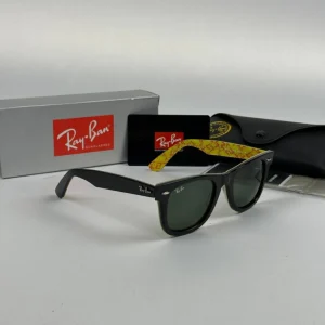 عینک مشکی زردrayban rb-2140
