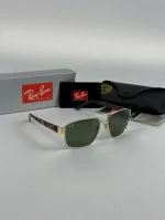 عینک سبز دسته پلنگی rayban rb-3663