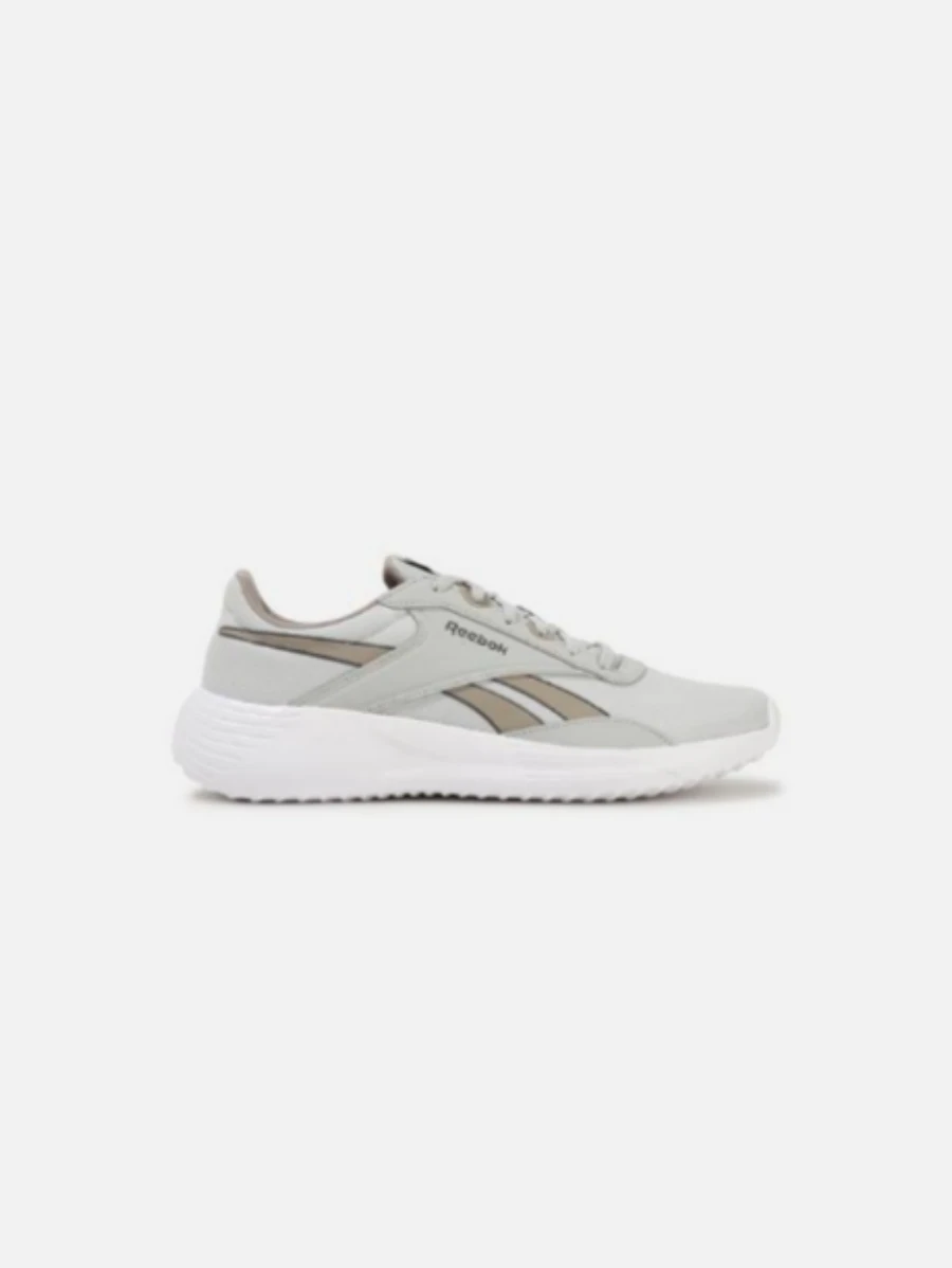 Reebok LITE 4 (4897) – Cream and Grey-Stripe Sneakers کتونی طوسی خط کرم ریباک LITE 4 4897