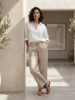 شلوار لینن زنانه