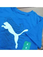 تیشرت آبی پسرانه puma - Image 2