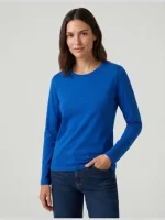 بلوز آبی کاربنی زنانه Benetton - Image 2