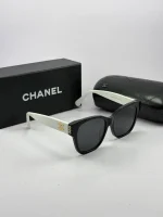 عینک شنل بلک وایت chanel-5482 h - Image 2