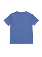 تیشرت جیب شطرنجی آبی بچگانه - Image 5
