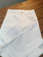 شلوار جین وایدلگ لبه ریش|zara - Image 2