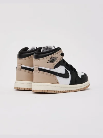 کتونی جردن ۱مشکی بژ بچگانه Nike - Image 3