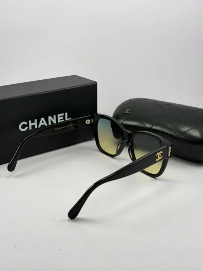 عینک شنل مشکی پاییزی chanel-5482 h - Image 2