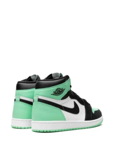 کتونی مدل NIKE Jordan1سبز خط مشکی 130 - تصویر 5