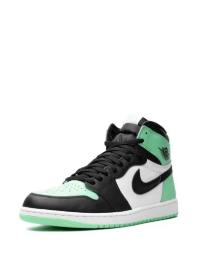 کتونی مدل NIKE Jordan1سبز خط مشکی 130 - تصویر 2