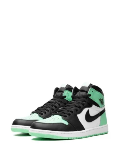 کتونی مدل NIKE Jordan1سبز خط مشکی 130 - تصویر 3