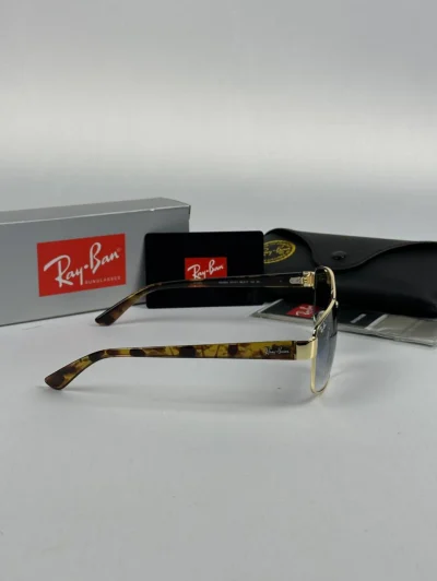 عینک آبی پلنگی rayban rb-3663 - Image 2