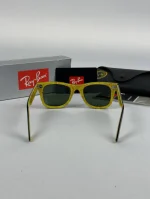 عینک مشکی زردrayban rb-2140 - Image 3