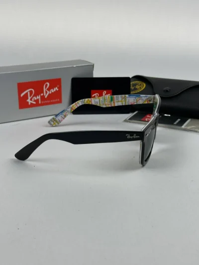 عینک مشکی نقشه rayban rb-2140 - Image 2