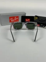 عینک مشکی داخل سفید rayban rb-2140 - Image 3