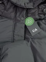 کاپشن پافر بلند زنانه C&A کلاهدار مشکی - Image 3