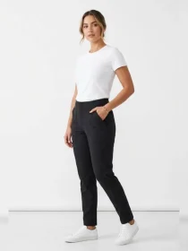 Eddie Bauer minimalist black trousers