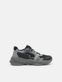 Men's Sport Ketone Design Chunk Black Gray