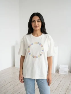 S.Oliver Cotton T-shirt Sunshine - Milk
