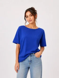 Women's Blue Carbon T-shirt Ellen Terrace