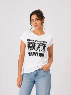 white t-shirt for women Penny Lane Magical